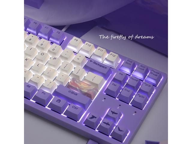 Dareu A87 MEET in DREAM Theme 87 Keys Compact Layout Mechanical Gaming Keyboard; Cherry MX Switch; PBT Keycaps