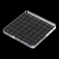 thumbnail image 4 of Unique Bargains 3' x 3' Acrylic Stamp Block Clear Stamping Block with Grid Lines Decorative Mounting Blocks Square, 2 Pack, 4 of 7