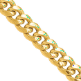 thumbnail image 5 of 14K Solid Yellow Gold 11mm Miami Cuban Curb Link Chain Bracelet, 5 of 6