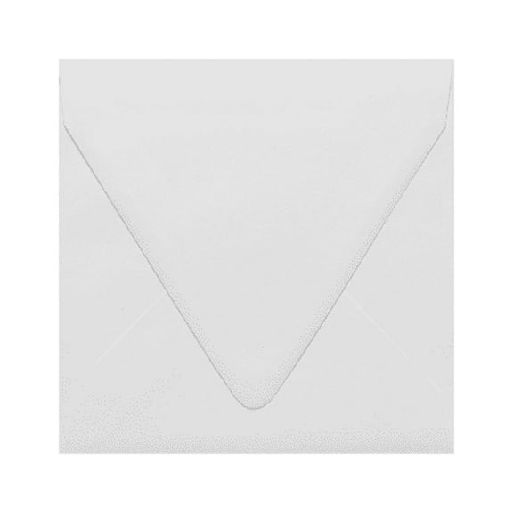 LUXPaper 6 1/2 x 6 1/2 Square Contour Flap Envelopes, White, 1000/Pack