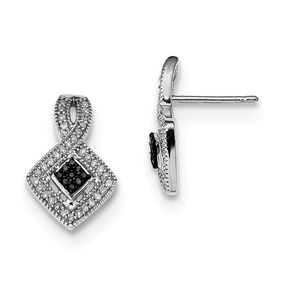 15mm x 10mm Mia Diamonds 925 Sterling Silver Amethyst Earrings 