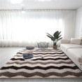 thumbnail image 2 of Fluffy Bedroom Rugs Shaggy Geometric Design Area Rug For Girls Baby Room Kids Living Room Home Decor Super Soft Floor Carpet, 2 of 6