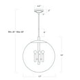 thumbnail image 2 of Regina Andrew 16-1247NB Cafe 3 Light 17" Wide Pendant - Brass, 2 of 5