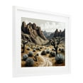 thumbnail image 3 of Stupell Industries Cactus Canyons Pathway White Framed Print Under Glass design by Tabz Jones, 13 x 16, 3 of 10