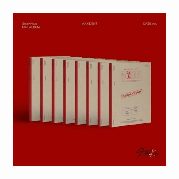 Set de CD Stray Kids MAXIDENT para séptimo miniálbum, versión estuche
