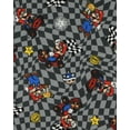 thumbnail image 5 of Super Mario Kart Men's Mario Champion Checkered Pajama Pants Adult Sleepwear, 5 of 8