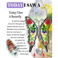 thumbnail image 3 of Captador de sol Suncatcher con forma de mariposa, con vidrieras, para mamá, 3 of 9