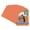 Carnelian Orange, variant on Orange Picture Frame Mat for 10x13 Frames - Oval Opening for 8x10 Photos - 10 Mats