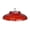 Red, variant on YIFAEUX Plastic Protective Dome Cover for Hanging Birds Feeder Weatherproof Hummingbird Feeder Rain Guard Squirrel Baffle for Outside