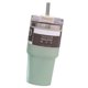 thumbnail image 2 of Taza de coche ZHCH con aislamiento al vacío y tapa con pajita color verde 600ml, 2 of 5