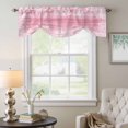 thumbnail image 6 of Sea Stars Tie Up Valances Curtain, Adjustable Kitchen Summer Beach Sea Star Coral Pink Texture Valances for Windows Decor, Rod Pocket Short Curtains Set for Bedroom/Bathroom, 60"x18", 6 of 9