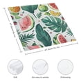 thumbnail image 3 of JRXY Watermelon Leaves Pattern Cloth Napkins Polyester for Farmhouse Party Dining Table Decor Home Decor 6 PCS, 3 of 7