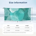 thumbnail image 3 of ZNDUO Bath Towel, Green Floral Textures Pattern Oversized Quick Dry Bath Towel Beach Towel - 27.5"x55", 3 of 8