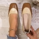 thumbnail image 2 of Zapatos Casuales Planos para las Mujeres Color Block Slip en Mochilas, Suelas de Zapatos Mujeres Bajo Corte Respirable Primavera Verano, 2 of 8