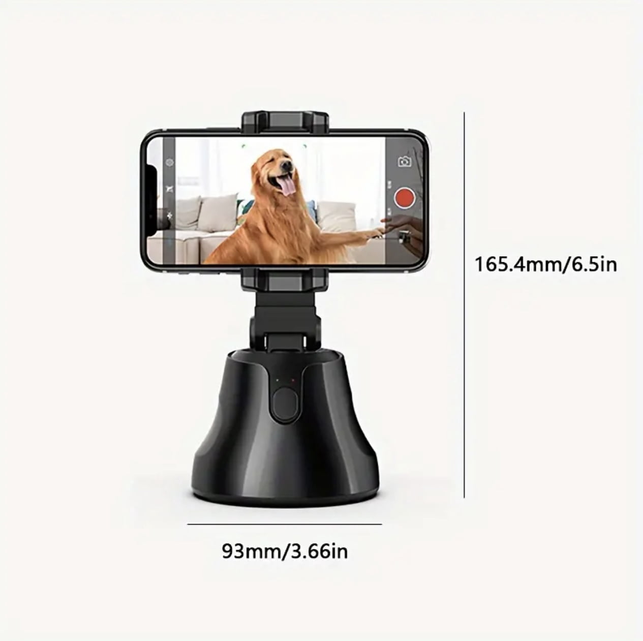 360 Rotation Auto Tracking Phone Holder Tripod Selfie Stick With Remote,Smart Following Face And Object Tracking Tripod Stand Phone Holder Mount