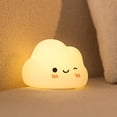 thumbnail image 1 of Ganfancp Luz de Noche Nubes de Gel de Silice Lámpara de Mesa Recargable y Regulable Nubes de Noche para Dormitorio Sensor de Sensación Luz de Noche Led Suave para Niños Ofertas de La Semana 1X Nube C, 1 of 7