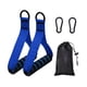 thumbnail image 3 of 2 asas de ejercicio, banda de resistencia, agarre para pilates, entrenamiento, accesorio de gimnasio resistente, asas versátiles para hacer ejercicio. Azul, 3 of 8