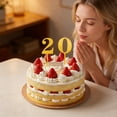 thumbnail image 4 of Juego de portavelas con números para tarta de cumpleaños, adorno acrílico reutilizable para tarta, accesorio para tarta de fiesta, para cumpleaños, aniversarios y bodas., 4 of 8