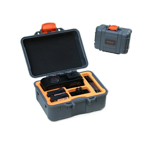 Mini Hard Case for DJI Osmo Action 5 Pro/4/3 Waterproof, Shockproof Protective Storage Bag with Quick-Release Mount, Locking Screw, and PD Cable Compact & Travel-Friendly
