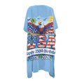 thumbnail image 3 of SCRAWLGOD 250th Anniversary Womens Swimsuit Coverup Eagle American Flag Print Open Front Long Bathing Suit Cover Up Tropical Floral Print Quick Dry Breathable Beach Cover Up for Summer, 3 of 6