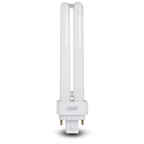 18-Watt Equivalent PL CFLNI Quad Tube 4-Pin G24Q-2 Base Compact Fluorescent CFL Light Bulb, Soft White 2700K (1-Bulb)