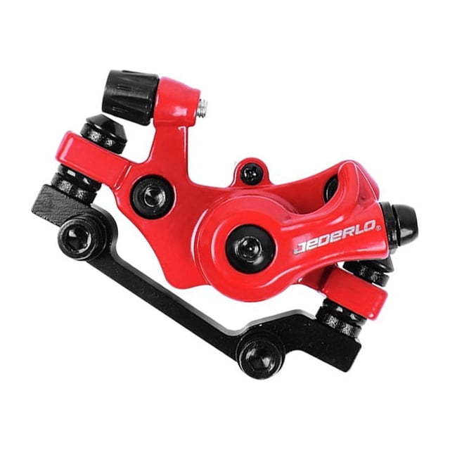 Soidarity Pinzas de freno de disco de Cable práctico mecánico JEDERLO, accesorios de componentes de bicicleta de superficie recubierta sólida ligera, Ciclismo Rojo Frente Soidarity OD025851-01