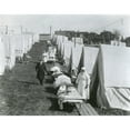 thumbnail image 2 of Spanish Flu Epidemic 1918-1919 In America. Emergency Tent Hospital History (36 x 24), 2 of 2