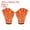 Orange, variant on Uxcell Webbed Swimming Aquatic Gloves Printing Water Resistance Training Gloves Dark Blue, M