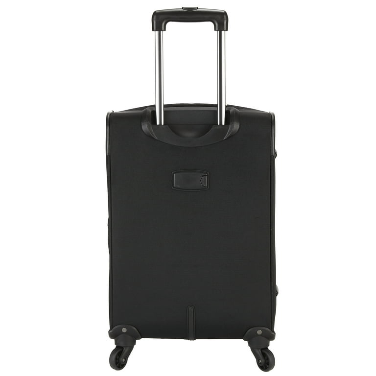 TPRC Lexington II 20 Rolling Expandable Carry on 4 Wheel Spinner Luggage Black