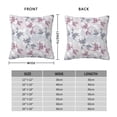 thumbnail image 2 of Yiaed Lilies Flowers Print Pillow Covers Super Soft Decorative Square Throw Pillow Covers Case Cushion Covers for Sofa Couch Bedroom Car Decor（No pillow core）-18"x18", 2 of 7