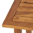 thumbnail image 4 of Yoneston Selma Outdoor Patio Table Acacia Wood Accent Table for Home and Garden, Teak, 4 of 8