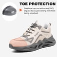 thumbnail image 2 of Sogetch Steel Toe Work Shoes for Men Women Lightweight Breathable Safety Shoes, 2 of 6