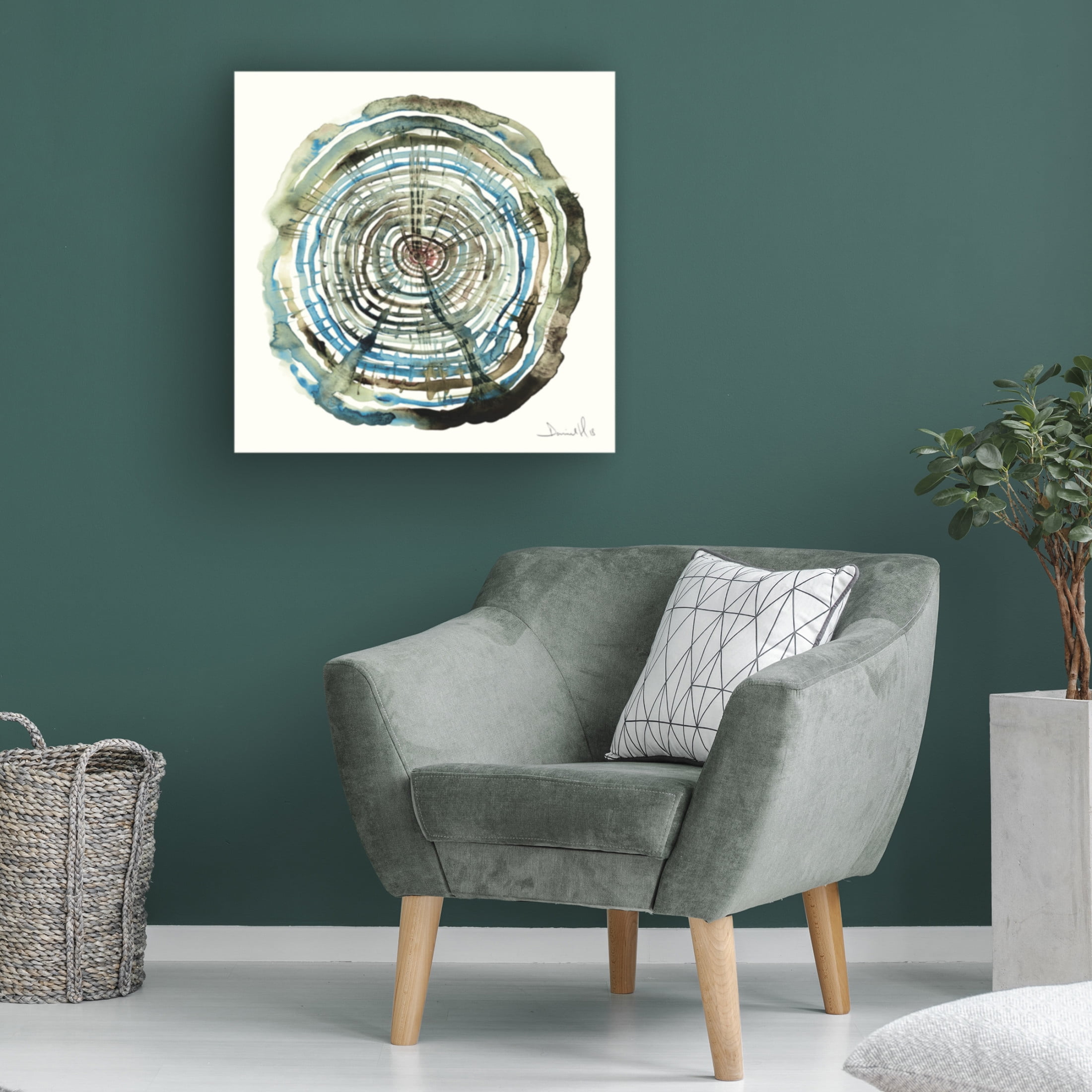 Trademark Fine Art Dan Hobday  Water Oak Canvas Wall Art