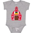 thumbnail image 3 of Inktastic Farming Large Red Barn with Hay Boys or Girls Baby Bodysuit, 3 of 5