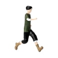 thumbnail image 2 of Mini 1/64 modelos de figuras de personas pintadas a mano, simulación de niño corriendo pequeño para escena DIY, accesorios de fotografía, mesa de, 2 of 8