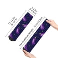 thumbnail image 5 of Bingfone Eggplant Design Patterned Men'S Women'S Casual Cotton Socks, 5 of 9