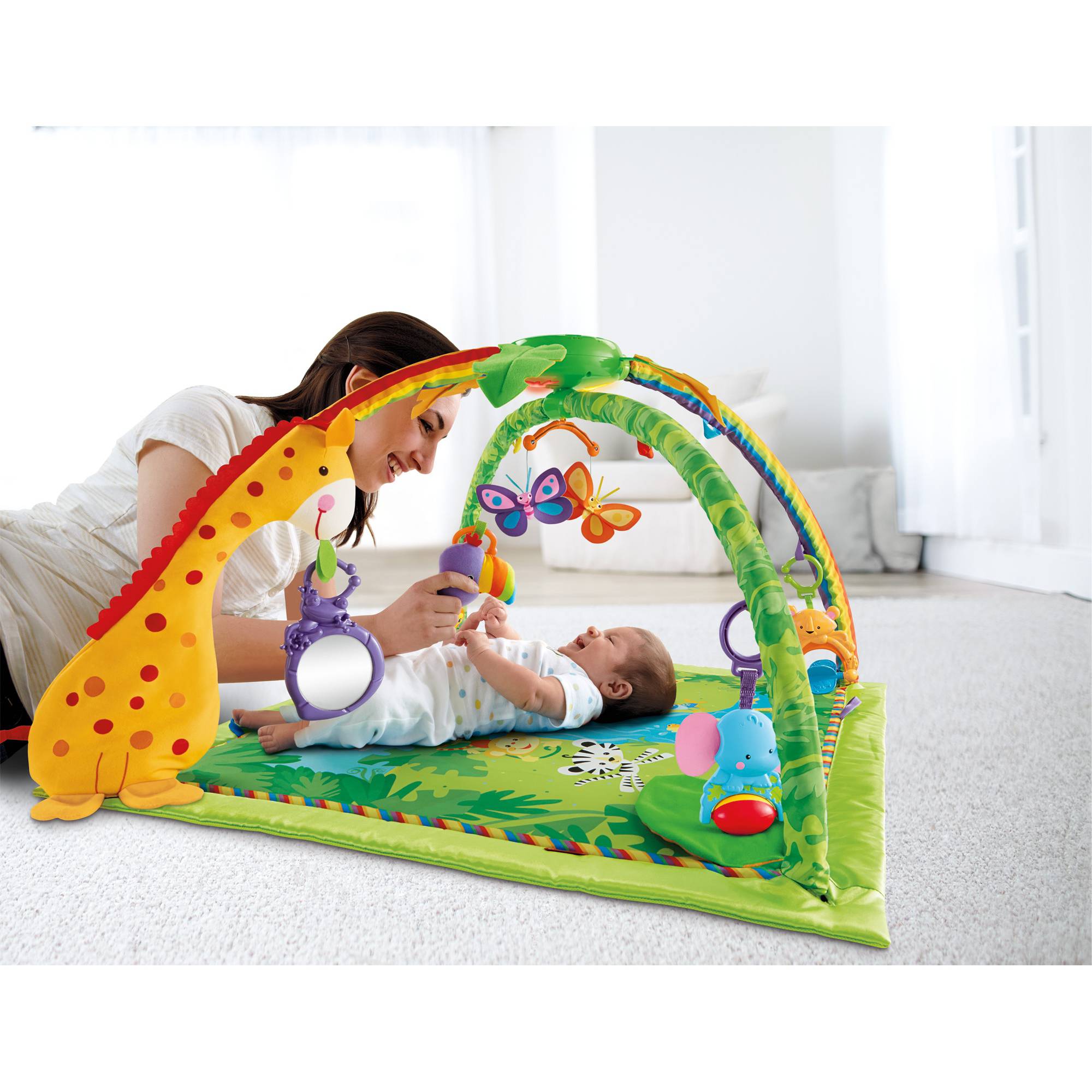 Fisher-Price Rainforest Melodies & Lights Deluxe Play Gym - image 4 of 9