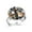 Multi 4, variant on Cartoon Dog Cute Corgis Pattern Stainless Steel Rings for Women, Open Adjustable Ring Promise Ring Jewelry Gifts