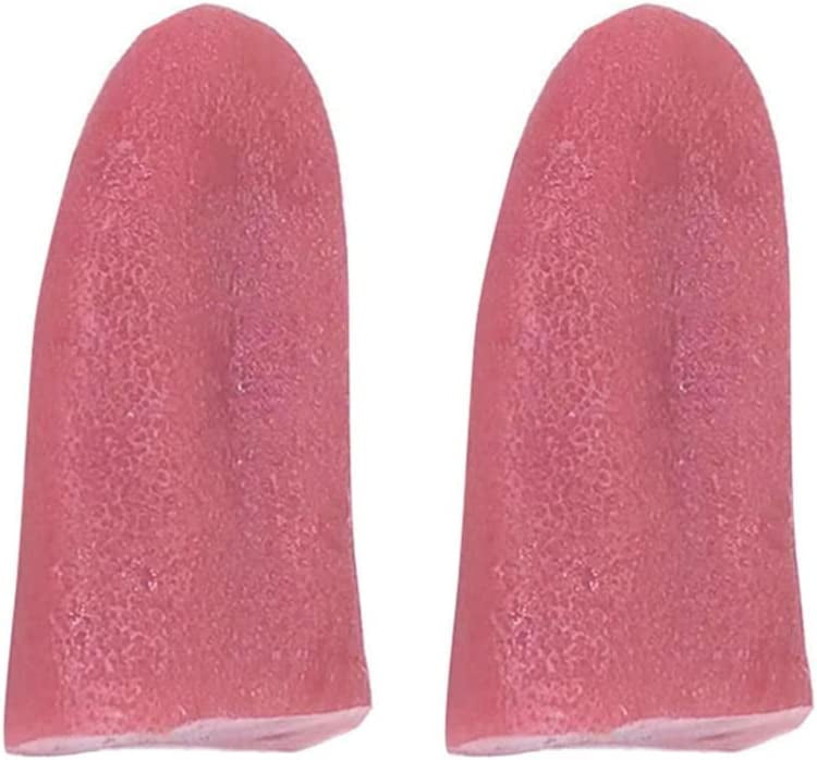 3-Piece Realistic Fake Tongue Props - Halloween Prank & Magic Trick Gross Joke Toys