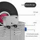 thumbnail image 5 of 6L Ultrasonic Vinyl Record Washer with Bracket Vinyl Rotating Cleaner for Wash 7-12 Inch LP EP Discs, 5 of 5