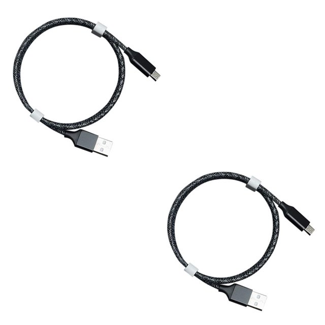 Kearding Compatible con teléfono Android Transferencia de datos tejida Línea de carga USB 480Mbps TPE Cable de carga de teléfono Type1 NO1