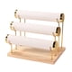 thumbnail image 5 of Organizador de 3 niveles para guardar pulseras, relojes y joyas para el hogar Blanco, 5 of 9
