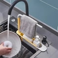 thumbnail image 7 of Kitchen Over Sink Shelf Rack,Expandable Adjustable Storage Drain Basket Rack Soap Holder for Home Kitchen-Black, 7 of 7