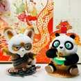 thumbnail image 5 of Original Dreamworks Kung Fu Panda 4series Anime Fiugre Model Kawaii Animal Figurine Model Decoration Collection Toys G, 5 of 5