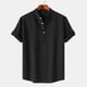 thumbnail image 1 of pstuiky camisetas de hombre, Camisa hawaiana informal de manga corta con cuello alto y botones para hombre camisetas de hombre l, 1 of 9