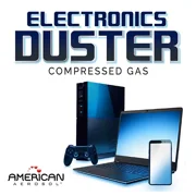 American Aerosol Electronic Compressed Air Dusters, 10oz, 4 pack.