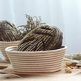 thumbnail image 1 of Cestas de prueba de pan de forma ovalada de ratán con cubierta de tela Tarta de masa madre hecha a mano Molde para hornear de 8 "Tazón para pan Macarena cestas de prueba de pan, 1 of 8