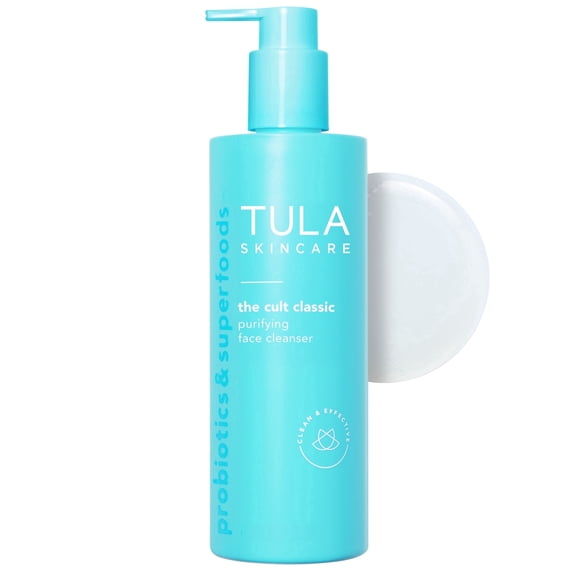 TULA Skin Care The Cult Classic Purifying Face Cleanser, Jumbo, 11.8 oz