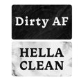 thumbnail image 1 of JIEMUCES 2Pcs Dirty Clean Dishwasher Magnet Dish Washing Machine Dirty Clean Magnetic Indicator Acrylic Sign Kitchen Fridge Decoration, 1 of 8