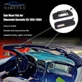 thumbnail image 2 of Par de Visores Solares con Espejo de Tocador Iluminado con LED Nakuuly para Corvette C5, 2 of 7